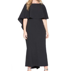 Black Cape Gown (Never Worn)